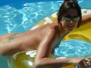 Candidium.com CDM 644 Brunette on the Beach and by the Pool 025.jpg image hosted at ImgAdult.com