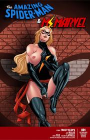 Tracy Scops - The Amazing Spider-man and Ms. Marvel