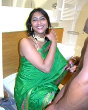 Green Saree Tamil Bhabhi Sucks a Giant Black Dick (11).jpg image hosted at ImgAdult.com