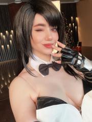 a*ina Becker - Tifa Bunny Maid (27).jpg image hosted at ImgAdult.com